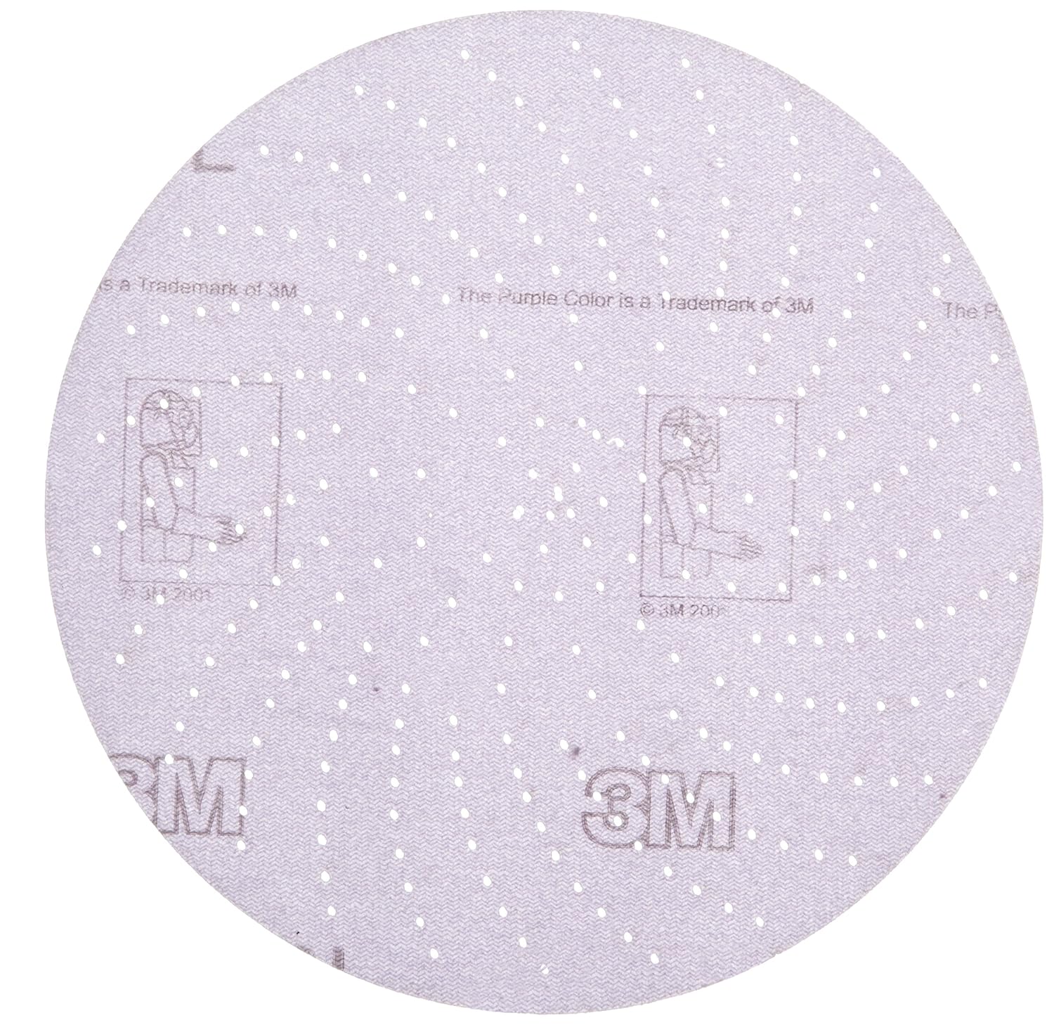 3M Clean Sanding Disc 360L, Film, Hook and Loop Attachment, Aluminum Oxide, 6" Diameter, P240 Grit (Pack of 100)