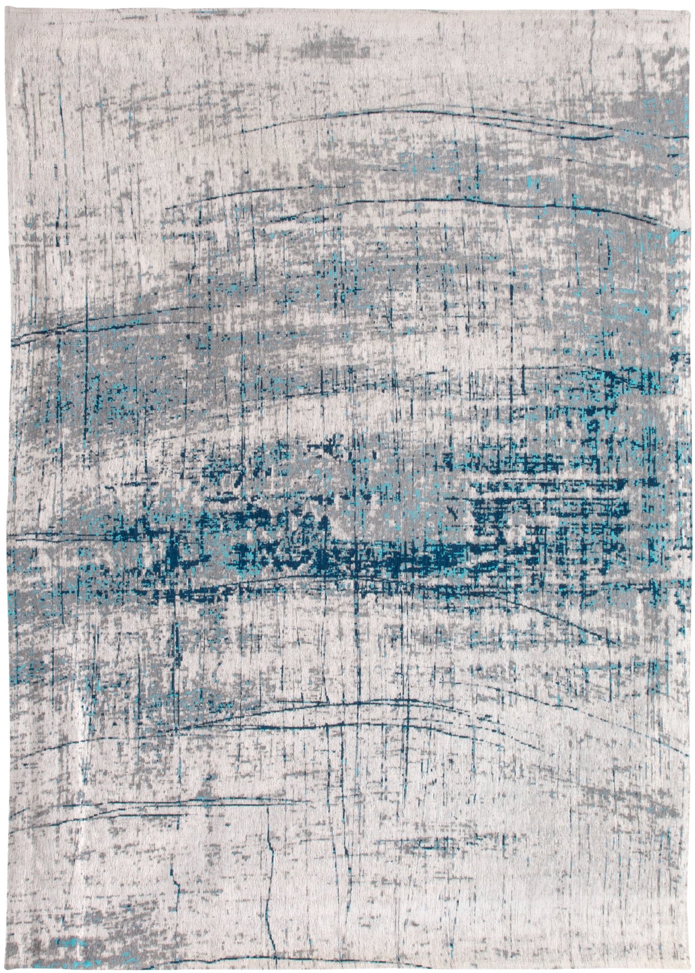 Louis de Poortere Mad Men Griff 8421 Bronx Azurite Rug, 4'7