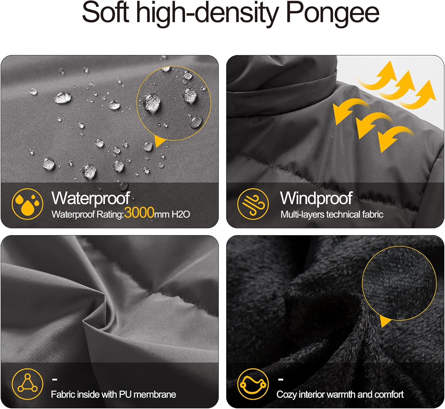 Chrisuno Women's Winter Warm Coats Puffer Jacket Long Drawstring Waterproof Snow Parka With Removable Faux Fur Trim Hood - Image 5