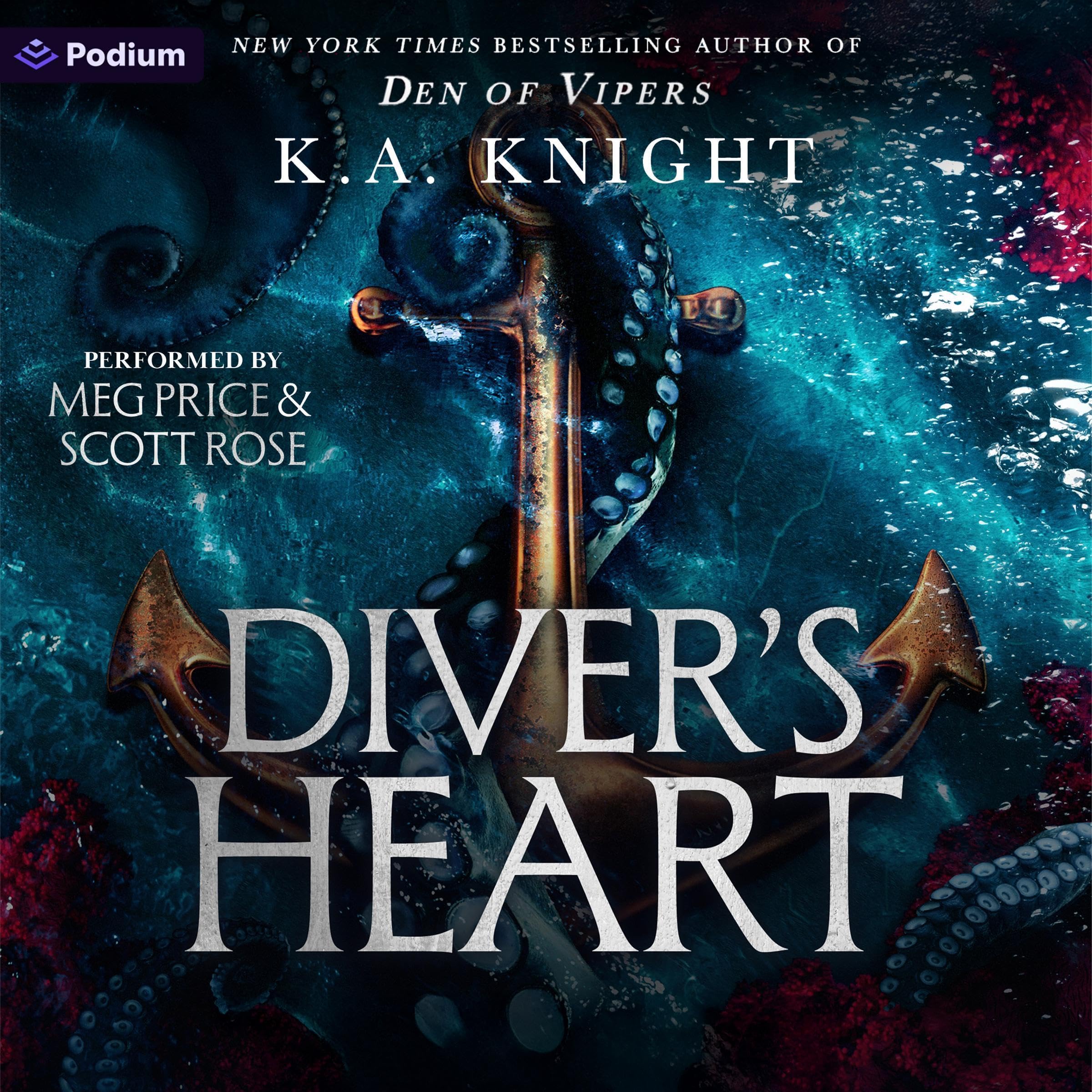 Cover art for Diver's Heart: A Dark Romance