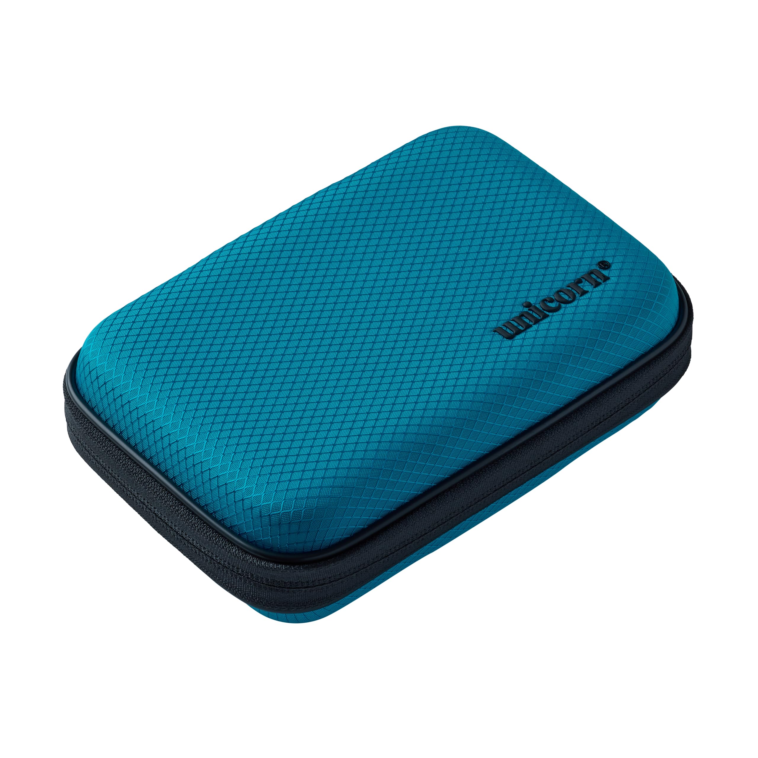Unicorn Vanguard Medium Zipped Darts Case | Sleek Stylish Design Provides Total Protection | Holds 2 Complete Set of Darts Plus Accessories | Teal with Black Logo