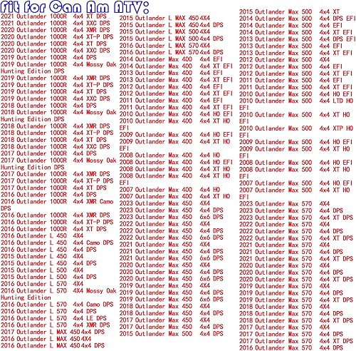 Miniatura 5 de Un kit de bujes de brazo compatible con Can-Am Renegade Outlander 330 400 450 650 500 570 800 850 1000 703500875 706202088