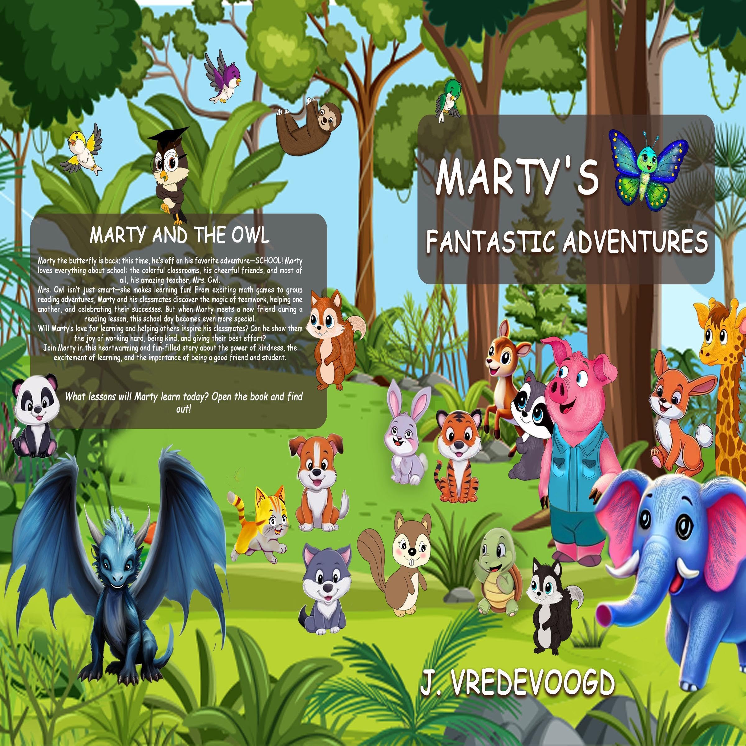 Cover art for Marty's Fantastic Adventures: Marty and the Owl