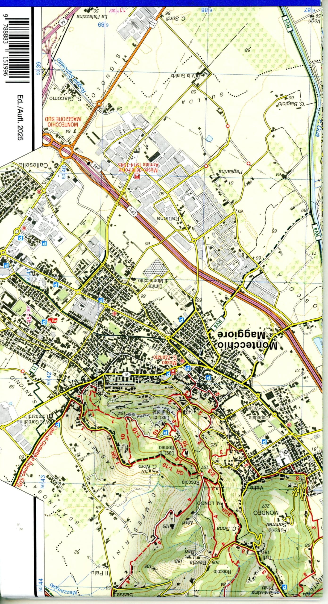 Val d'Illasi / Valle dell'Agno / Valle del Chiampo / Val d'Alpone (083): Tabacco Wanderkarte 1:25000