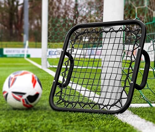 Rebotador de fútbol de mano Rebote de red de transporte Equipo de entrenamiento de portero