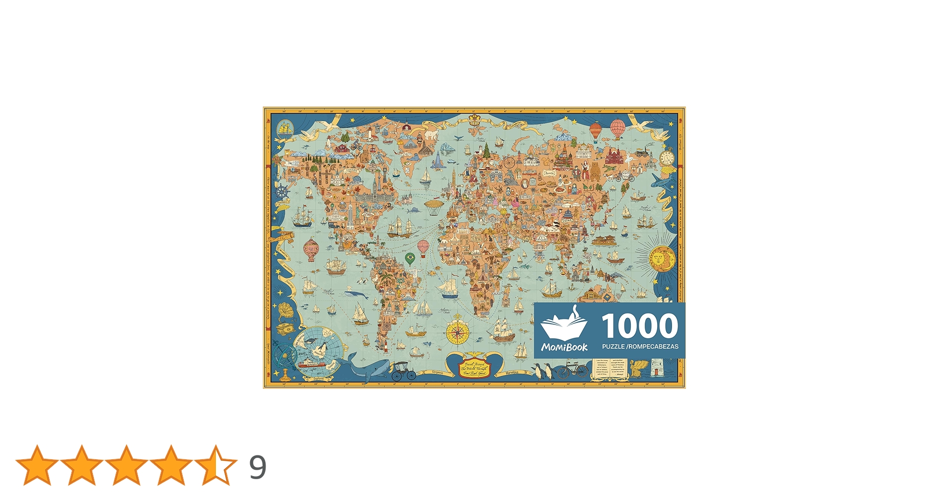 心に残る世界の旅 1000ピース7点 Amazon | MOMIBOOKパズル 大人用