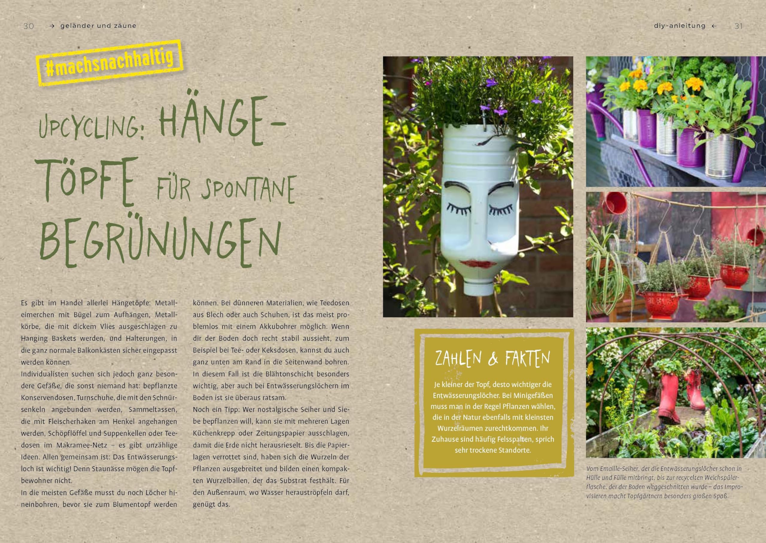 Begrünen was geht: Kleine und große Pflanzideen für Wände, Zäune, Dächer und graue Ecken. #machsnachhaltig (#machsnachhaltig: Für alle, die jetzt mit dem Weltretten anfangen.)
