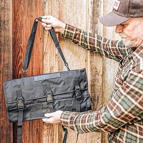 Miniatura 3 de BattlBox Pack Out Roll, organizador de rollos de insectos para preparadores y EDC, bolsa BOB resistente con carcasa Ripstop, bolsillos