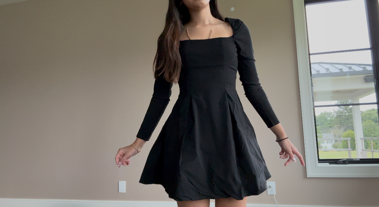 Watch Long Sleeve Black Dress on Amazon Live