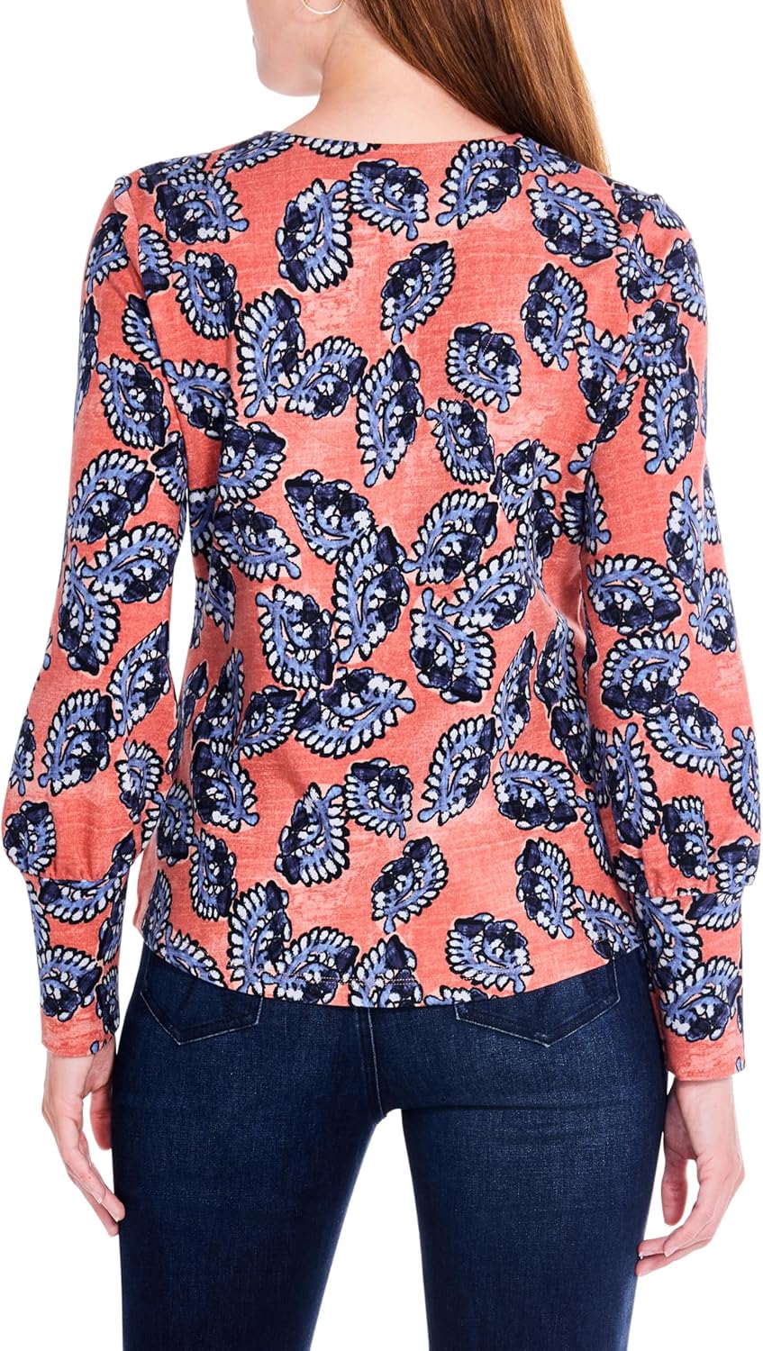 NIC+Zoe Womens Amber Blues Top - Image 2