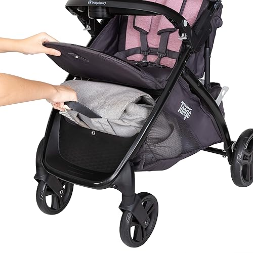 Miniatura 10 de Baby Trend Tango 3 - Cochecito todo terreno, color rosa
