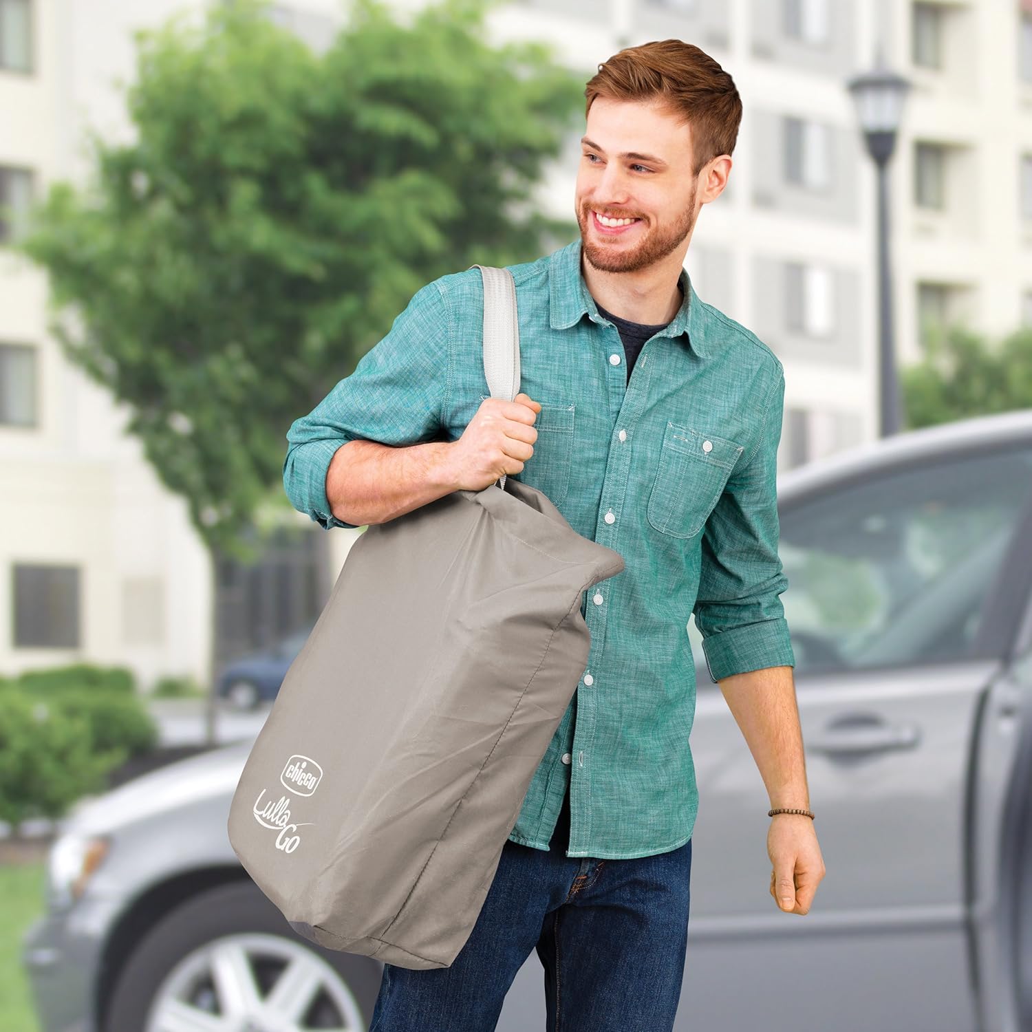 Woman attaching a leg to the bassinet frame
