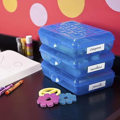 Miniatura 4 de Sterilite 17224812 Portalápices pequeña, para salpicaduras de tinta. Paquete de 12 unidades.