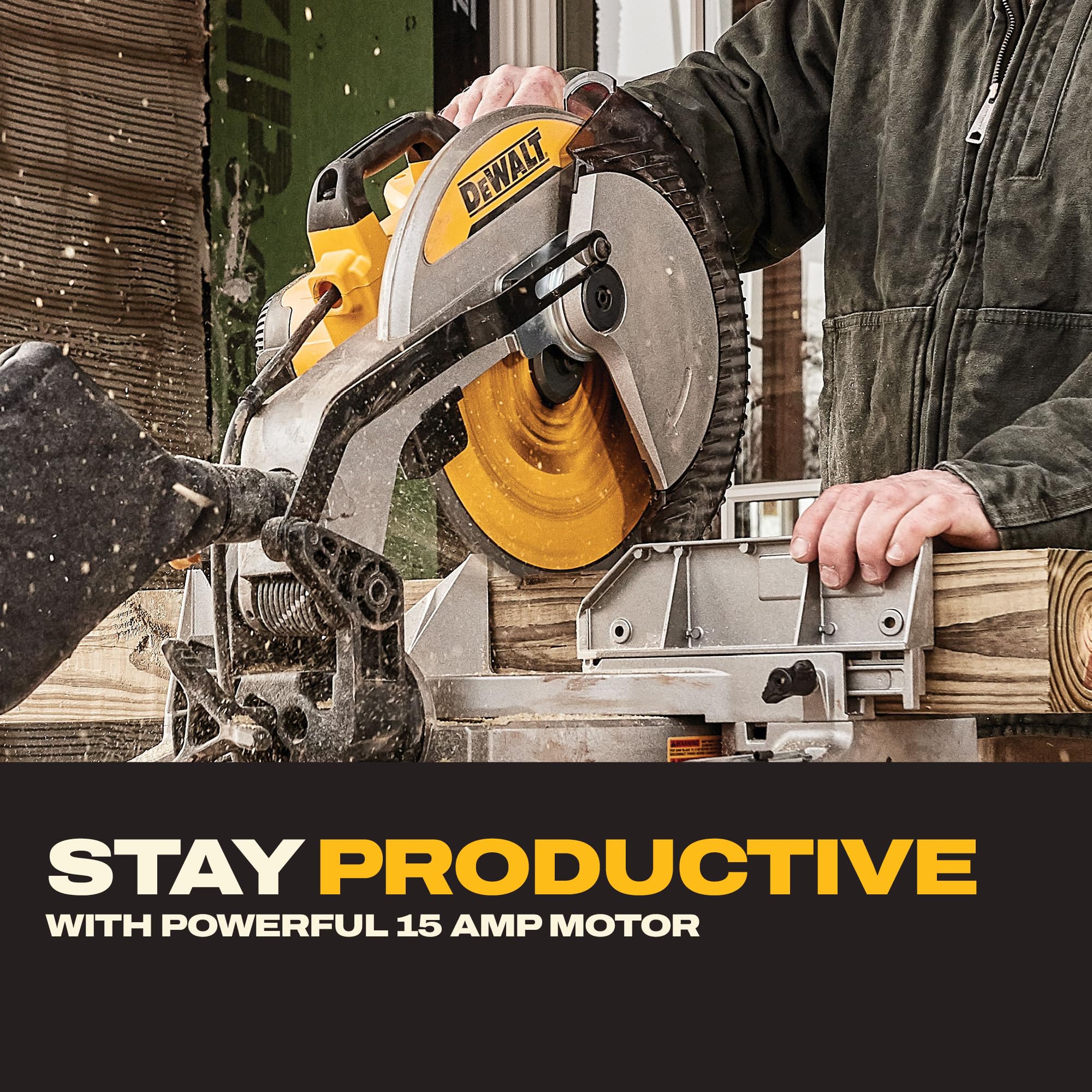 DEWALT 12" Miter Saw - Power & Precision -5 DEWALT 12" Miter Saw - Power & Precision -5