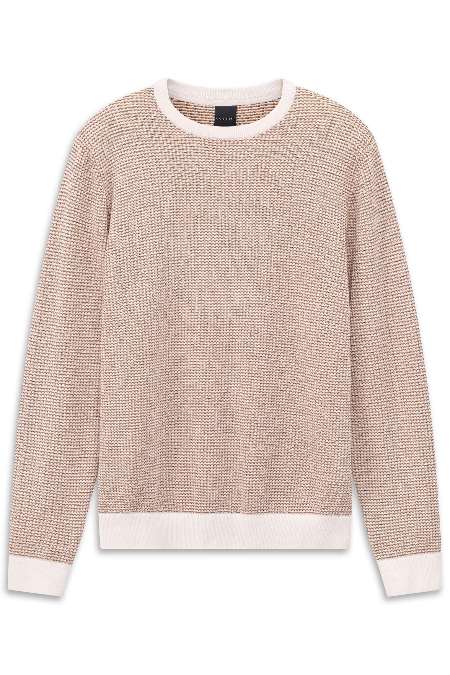 bugatti Herren Pullover Rundhals 7400-15513E | Baumwolle Regular Fit