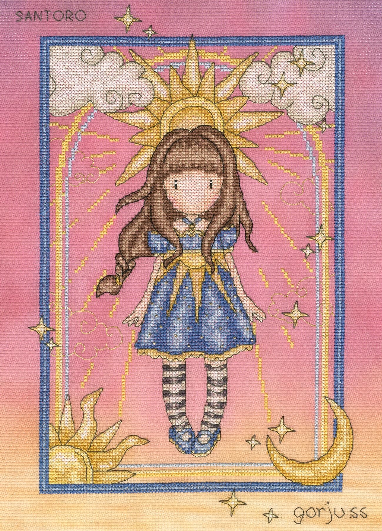 Bothy Threads Counted Cross Stitch kit - Ray of Light by Gorjuss