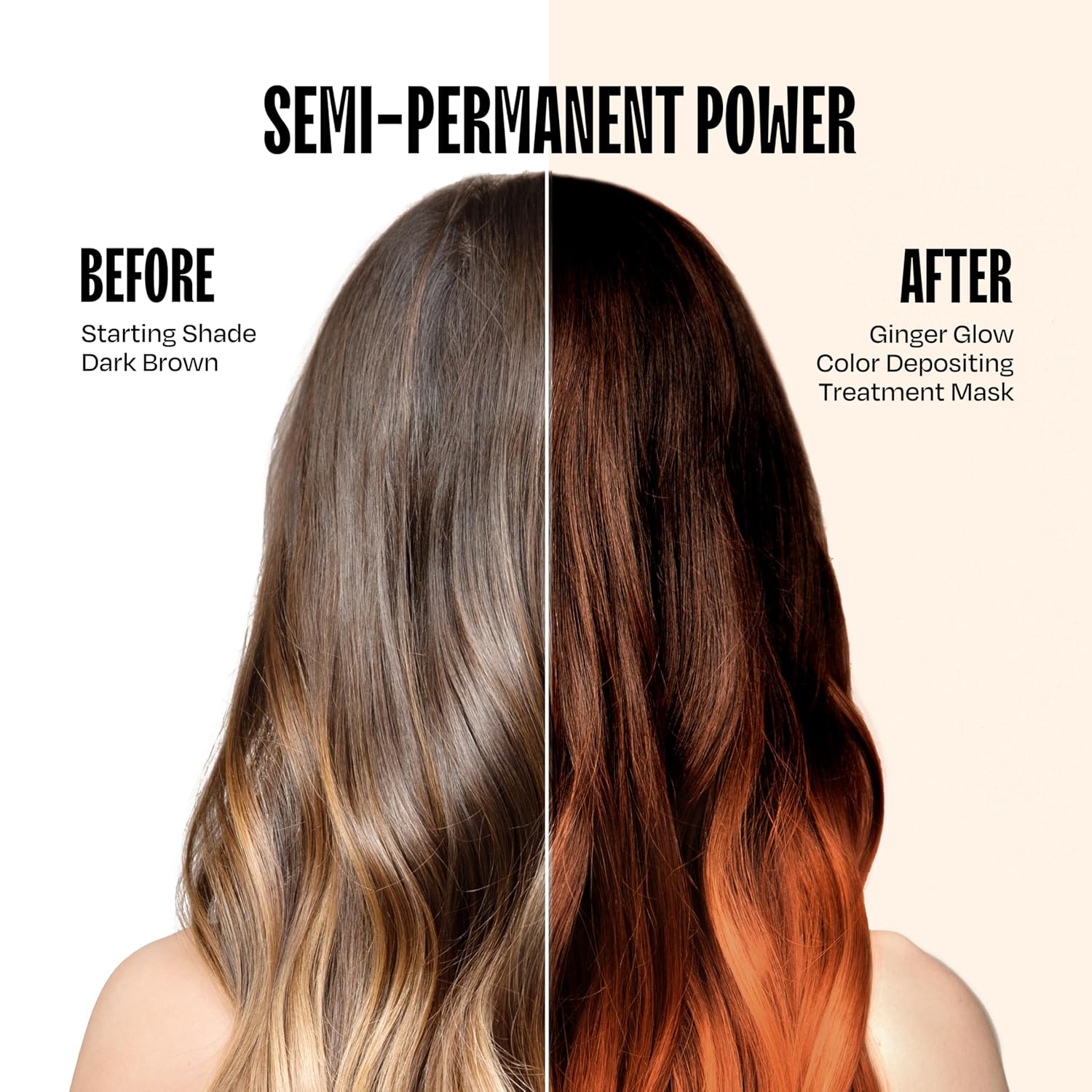 Overtone Semi Permanent Hair Color Conditioner, Ginger Glow, 8 oz, Nourishing, Damage-Free, Color Depositing Mask for All Hair Types with Shea Butter & Coconut Oil, Vegan & Cruelty-Free - Image 3