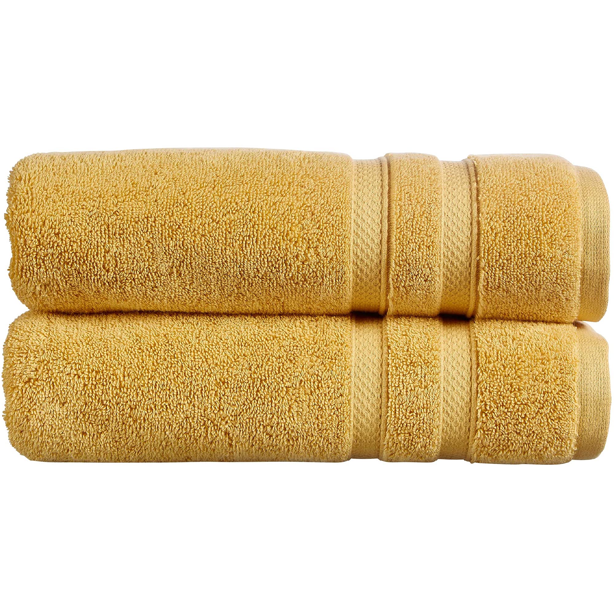 Christy Chroma Bath Towels | Set of 2 | Highly Absorbent Heavyweight 675GSM | Bold and Bright | Soft Velvety Smooth Bathroom Shower Towels | 100% Cotton | Sustainably Made | White — view 96