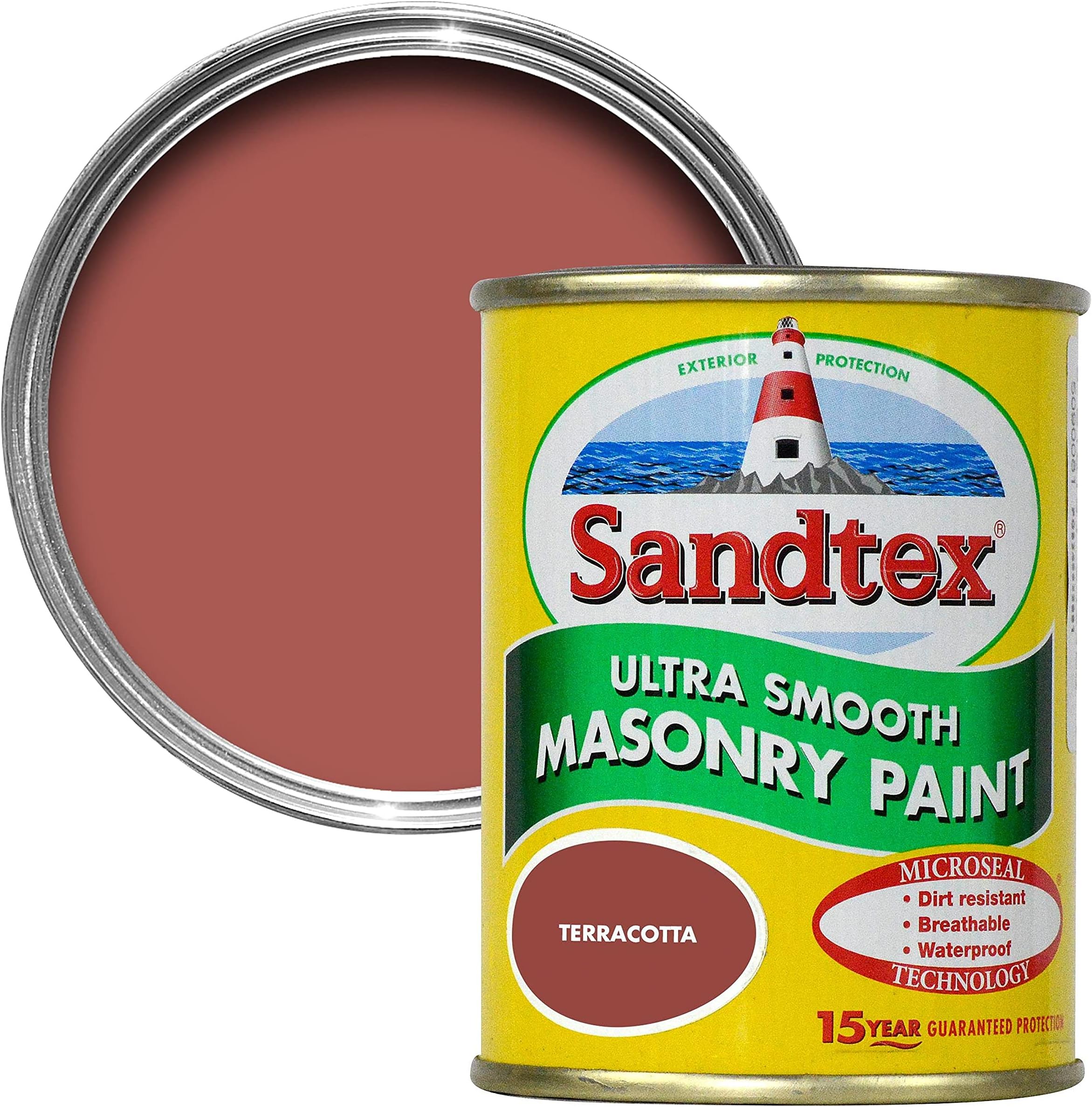 Sandtex 150ml Terracotta Ultra Smooth Masonry Paint