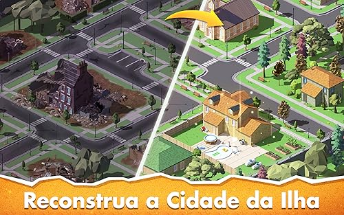 Ilha do Mistério: Uma Grande Aventura com Match 3!