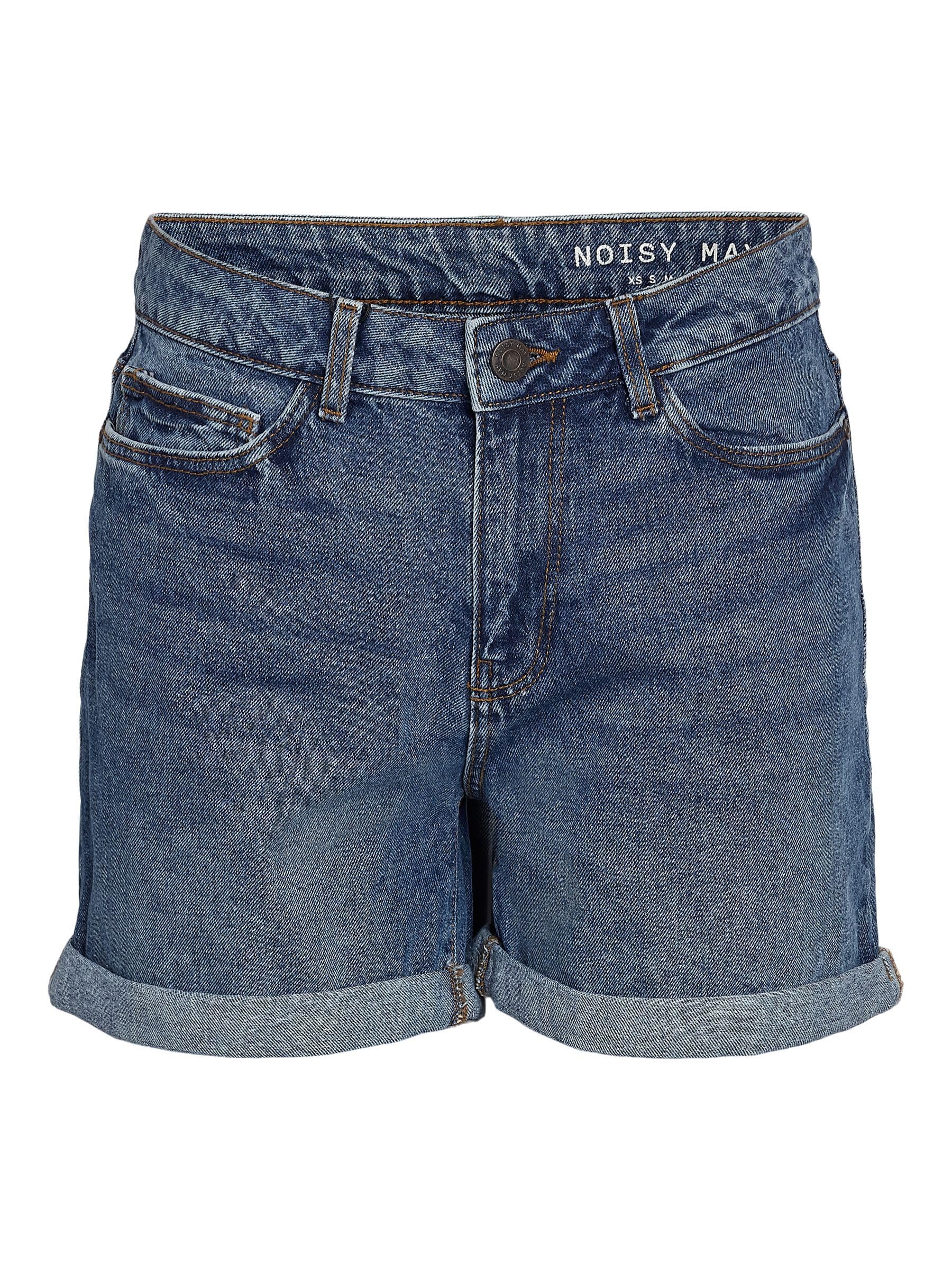 NOISY MAY Smiley Mujer Pantalones Cortos Azul