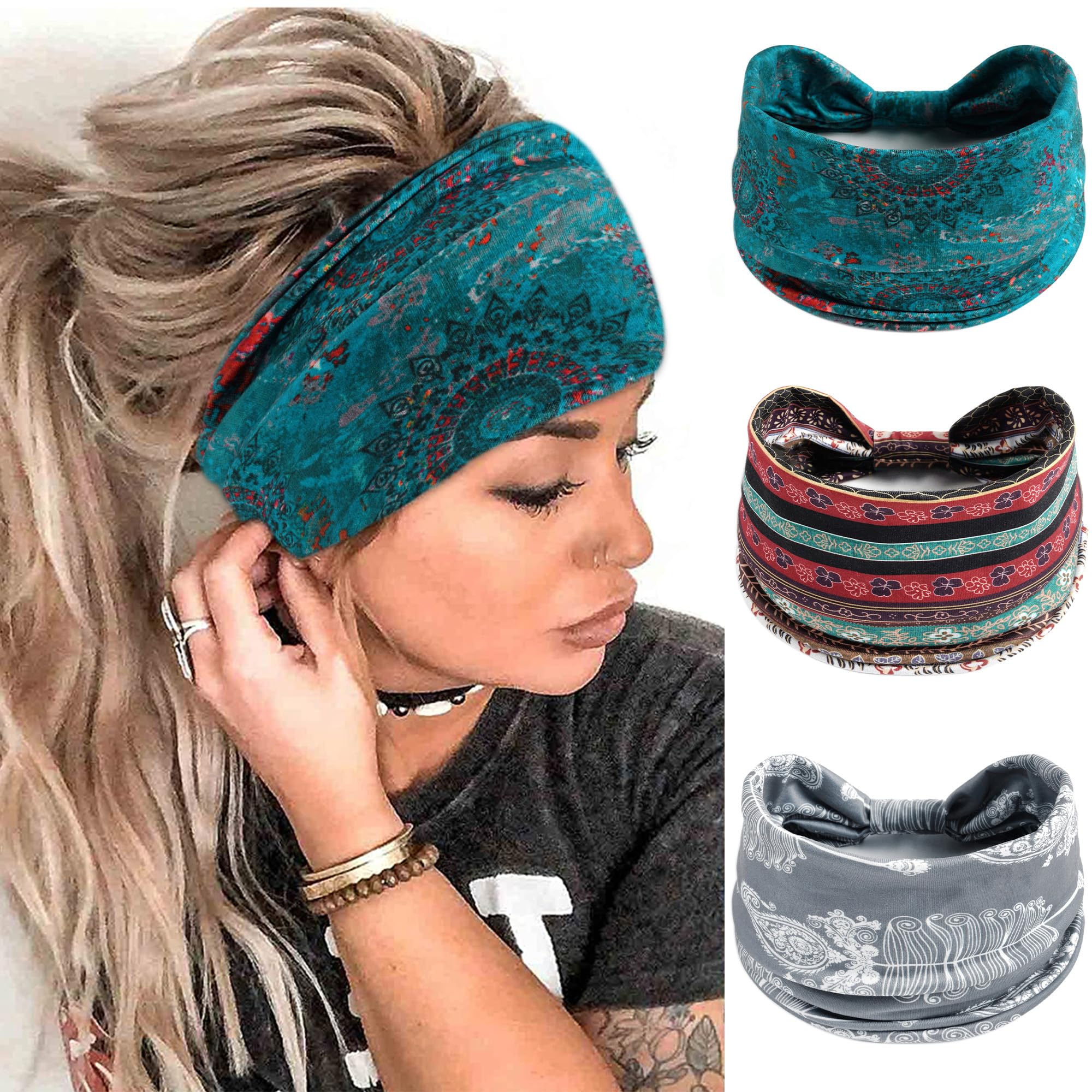 Vintage Southwestern Headband DIRE - Hand Beaded Vintage Hamer Jewelry- Ayana Tribal  main image 3