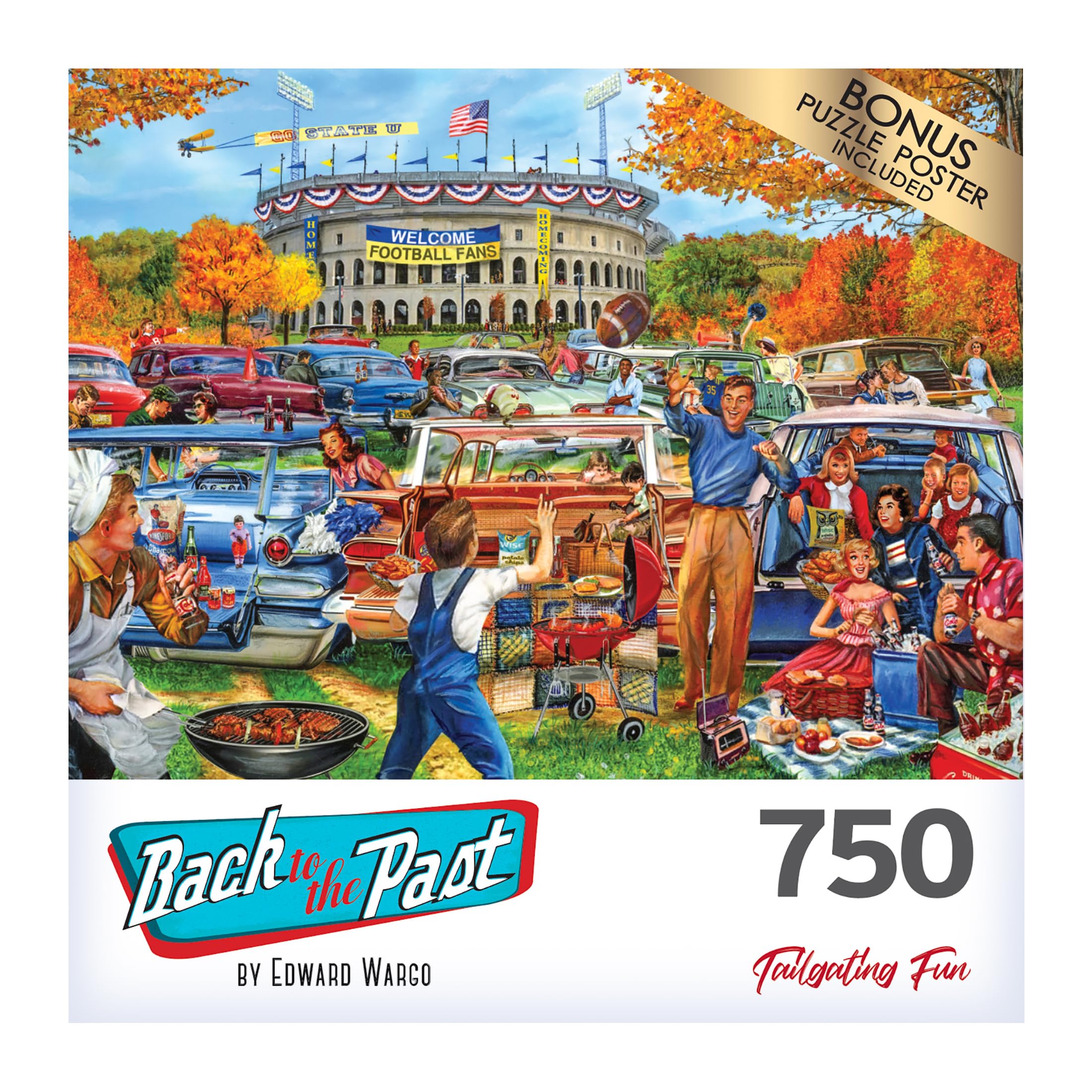 RoseArt - Puzzle divertente da 750 pezzi "Ritorno al passato"