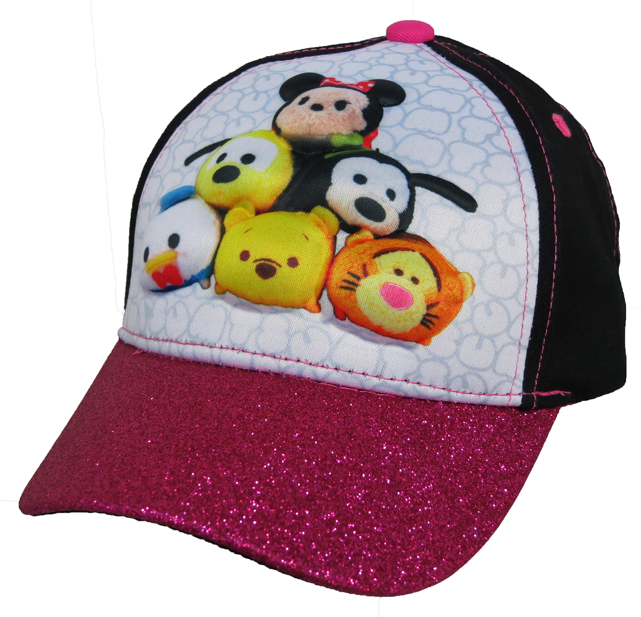 Disney Tsum Tsum Black 3D POP Baseball Cap - Size Girls 4-14 {6014]