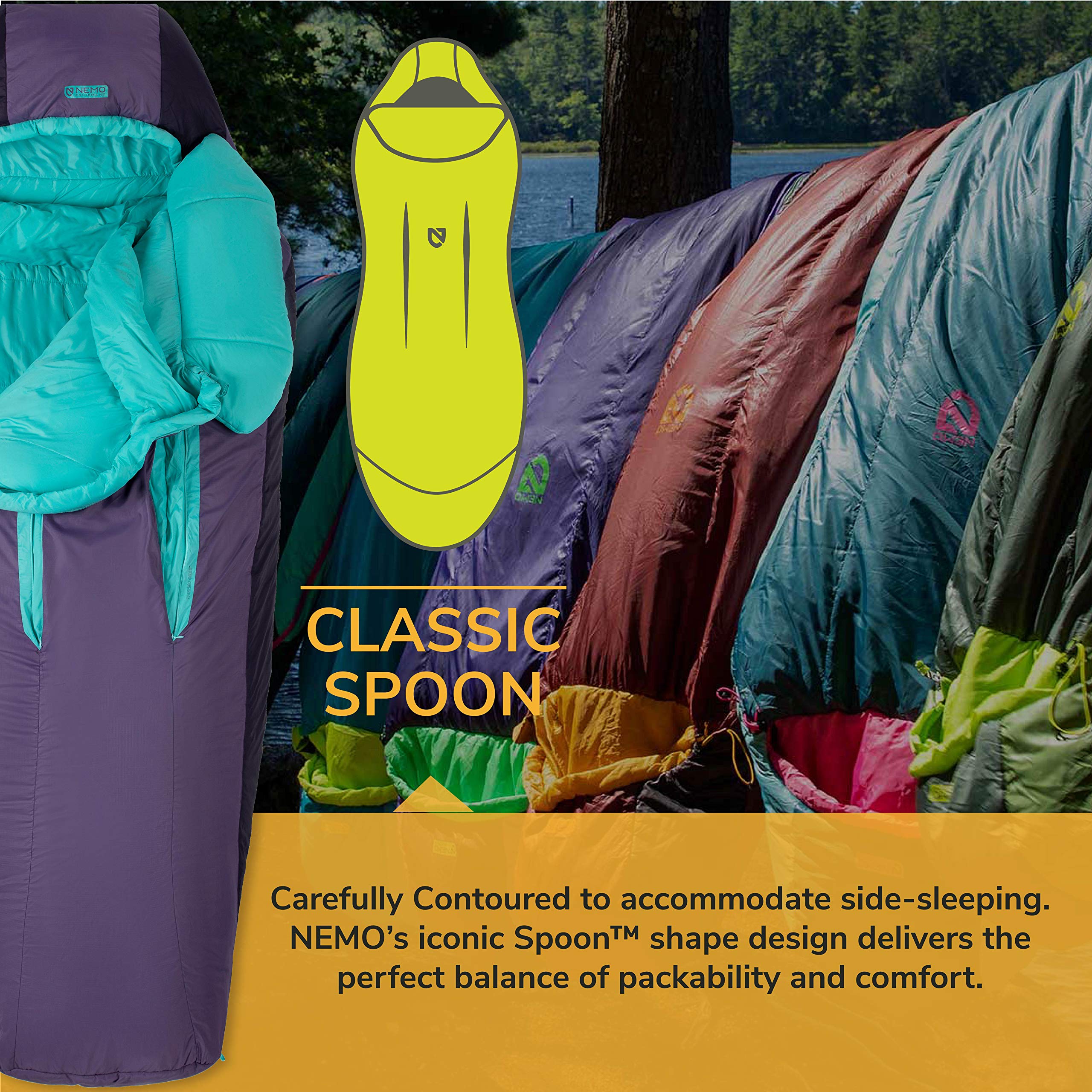 ニーモ フォルテ 20 NEMO FORTE Nemo Equipment Forte 20°F Sleeping Bag - Women's | WILDERNESS