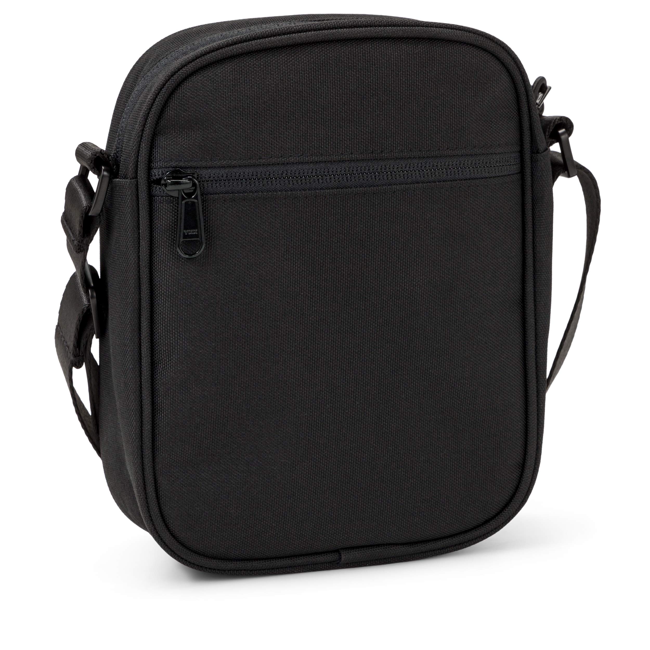 JOHNNY URBAN Borsa a Tracolla Uomo e Donna Nero - Luis - Piccolo Borsello per Viaggio e Lavoro - Messenger Bag per Festival - Impermeabile