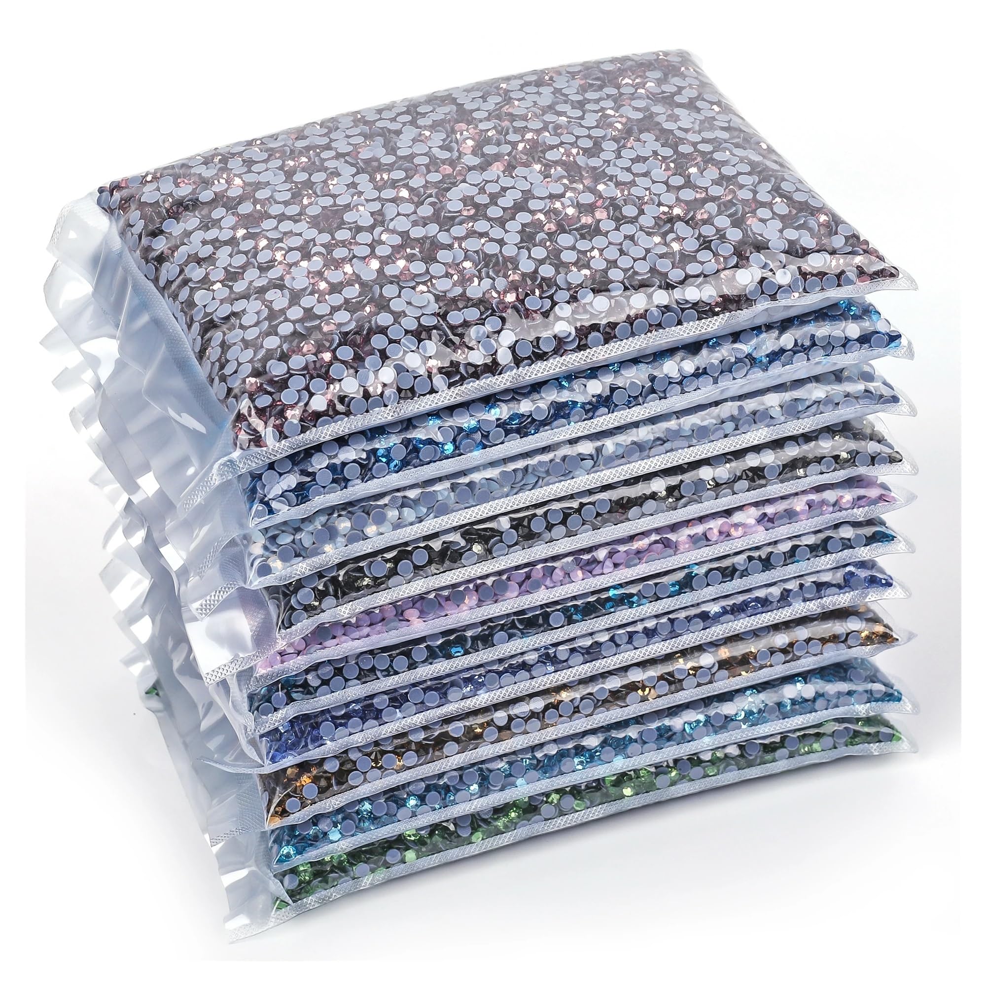 SS6-SS30 Strass Hotfix Cristallo Strass Hot Fix Indumento(Rose,Ss20 14400pcs)