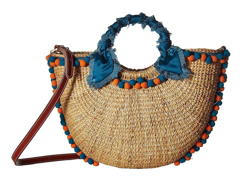 

Sam Edelman Inessa PomPom Tote (Bright Multi) Tote Handbags