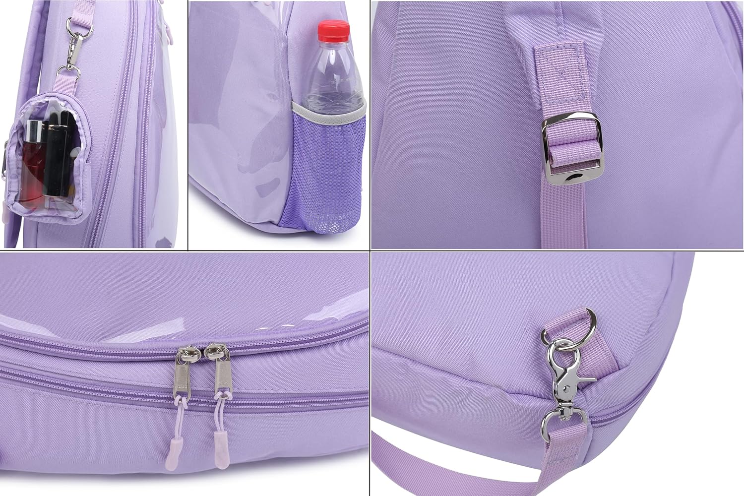 CHERRY SAUCE Oxford Ita Bag Kawaii Pin Display Chest Pack Single Shoulder Bag Sport Backpack Hiking Daypack - Image 5