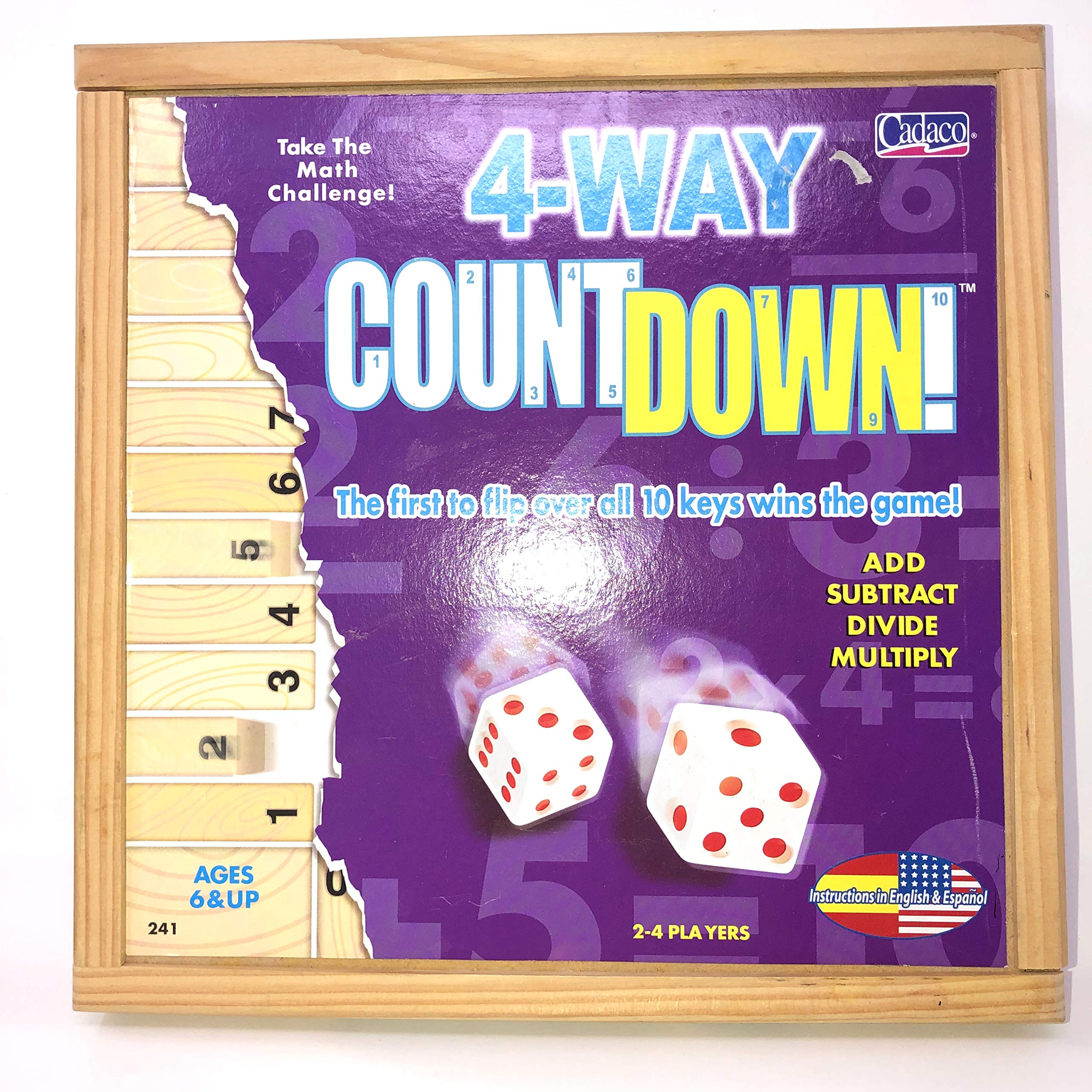 Amazon.com: Poof-Slinky Inc 0C241 Way Countdown Game, 2 to 4 Players,  Multicolor : Toys & Games