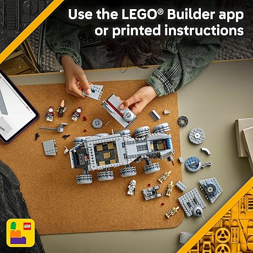 Miniatura 6 de LEGO Star Wars The Clone Wars Republic Juggernaut - Juguete de construcción para niños, juego de simulación W 8figuras de juguete, kit de modelo