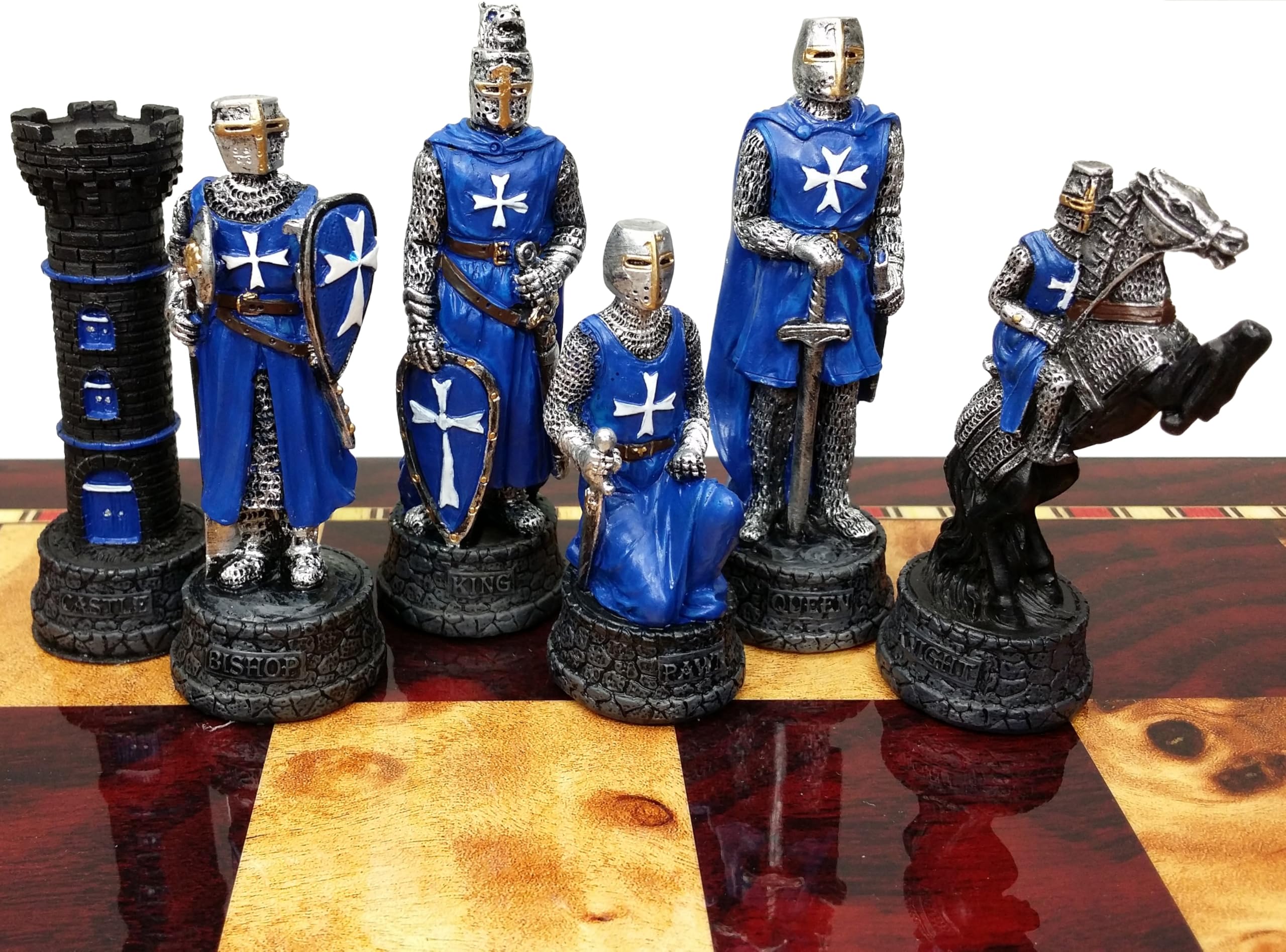 ネイビーレッドセット4 チュールセット4 Amazon.com: Medieval Times Crusades RED & Blue Maltese Knight Set