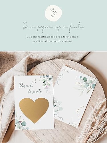 Miniatura 2 de Jolicoon Tarjetas de rascar Quieres ser mi Madrina - Quieres se mi Padrino - con sobres y sello de cera