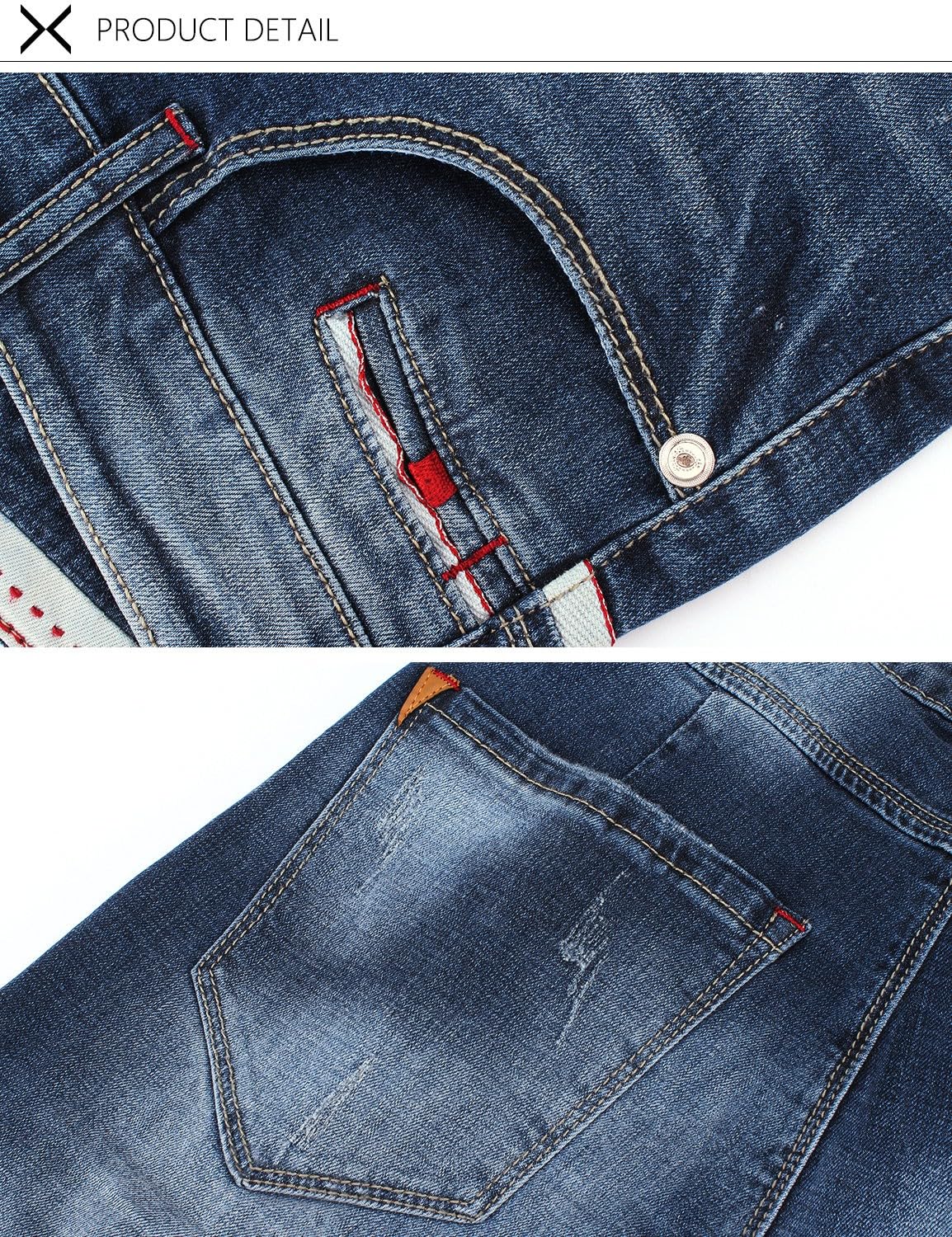 XIXVON Serie 8, Jeans Skinny Morbidi ed Elasticizzati