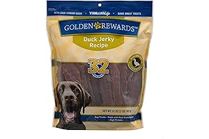 Solimo Duck Jerky Dog Treats, 2 Pounds: The Perfect Protein-Packed Treat for Your Canine Companion