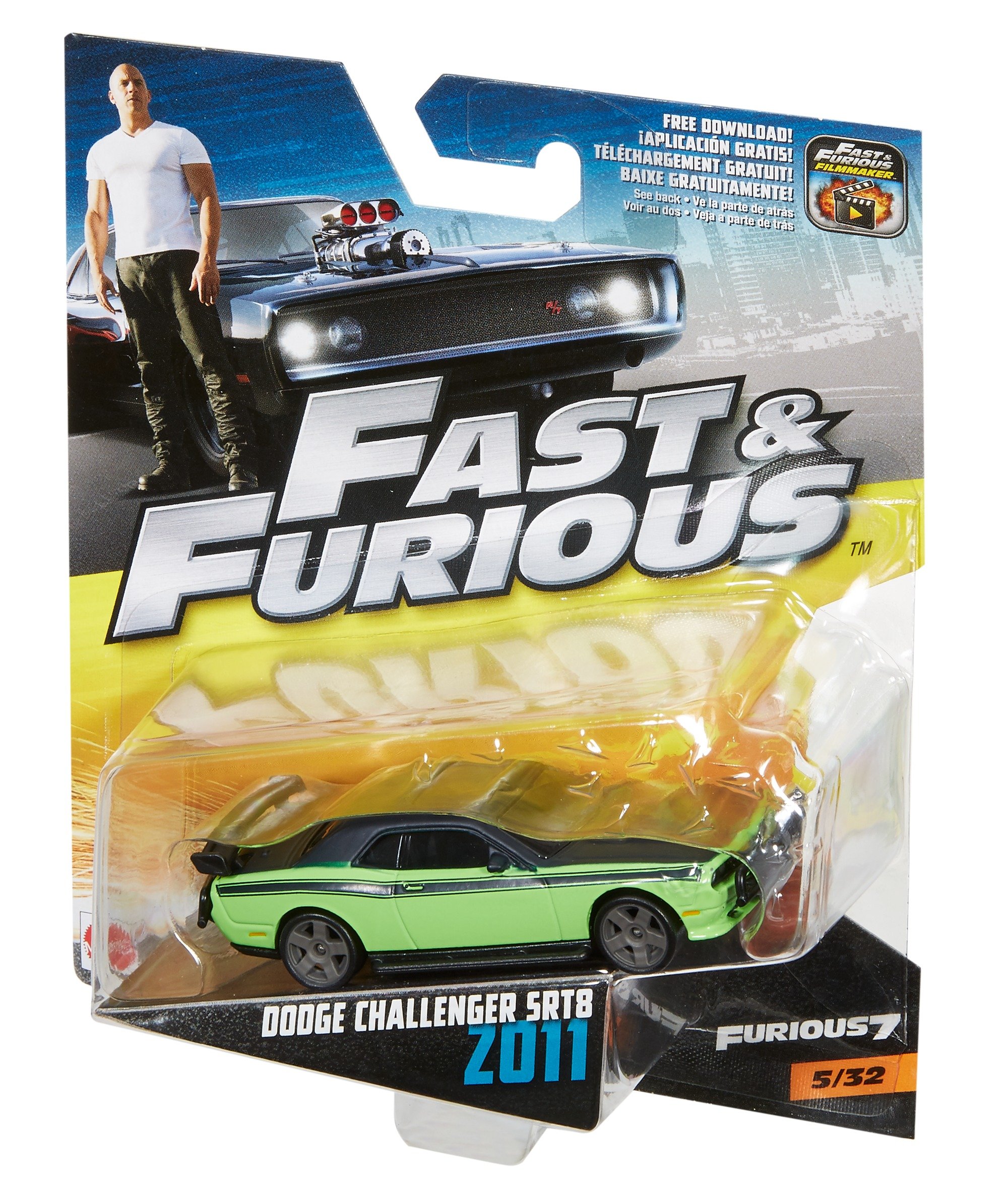 Fast & Furious – Dodge Challenger SRT8 2011 – Die-Cast Modell