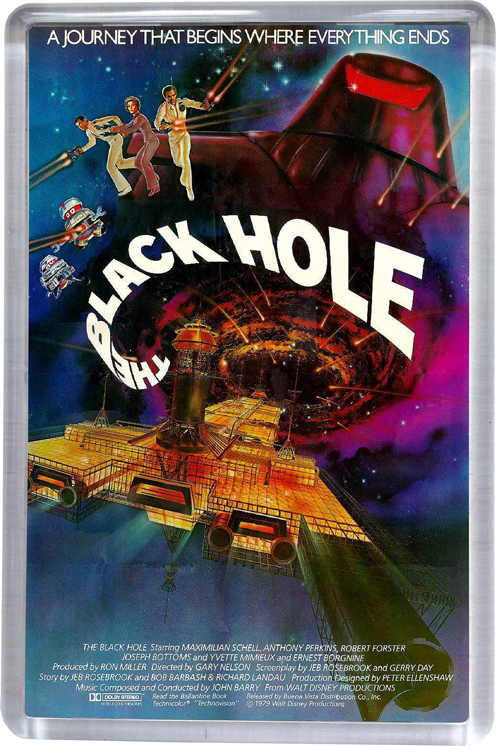 Super Universe Black The Hole Movie Poster Fridge Magnet 5 X 7.5 Cm