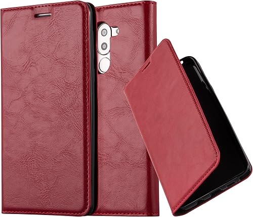 Cadorabo Custodia Libro per Honor Rosso Mela     con Vani Carte  Funzione Stand Chiusura Magnetica     Portafoglio Cover Case Wallet Book Etui Protezione Cadorabo Custodia Libro per Honor Rosso Mela     con Vani Carte  Funzione Stand Chiusura Magnetica     Portafoglio Cover Case Wallet Book Etui Protezione