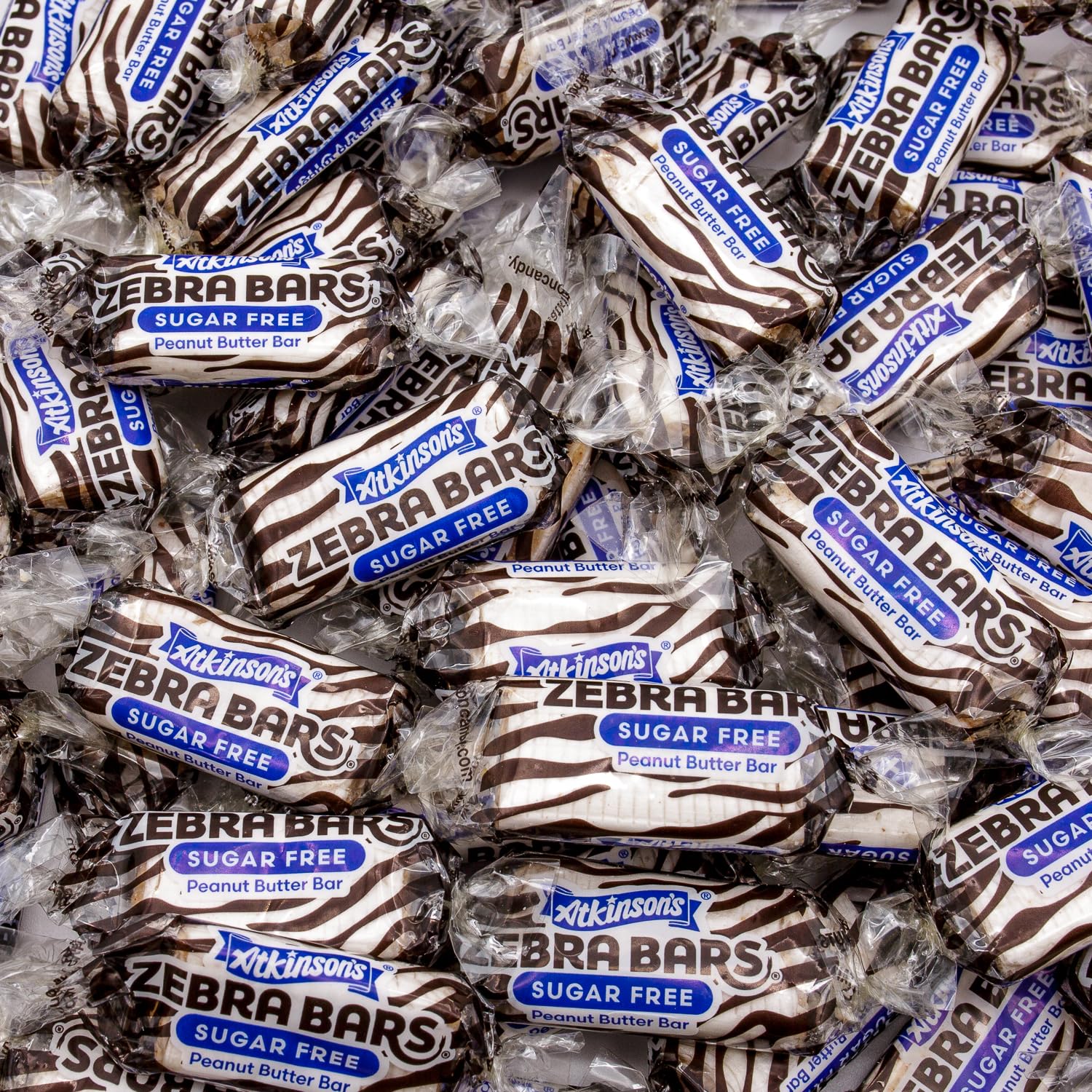 SUGAR FREE PEANUT BUTTER BARS 1 lb – Bulk Candy, Individually Wrapped (69 Pieces), Gluten Free, Vegan Friendly