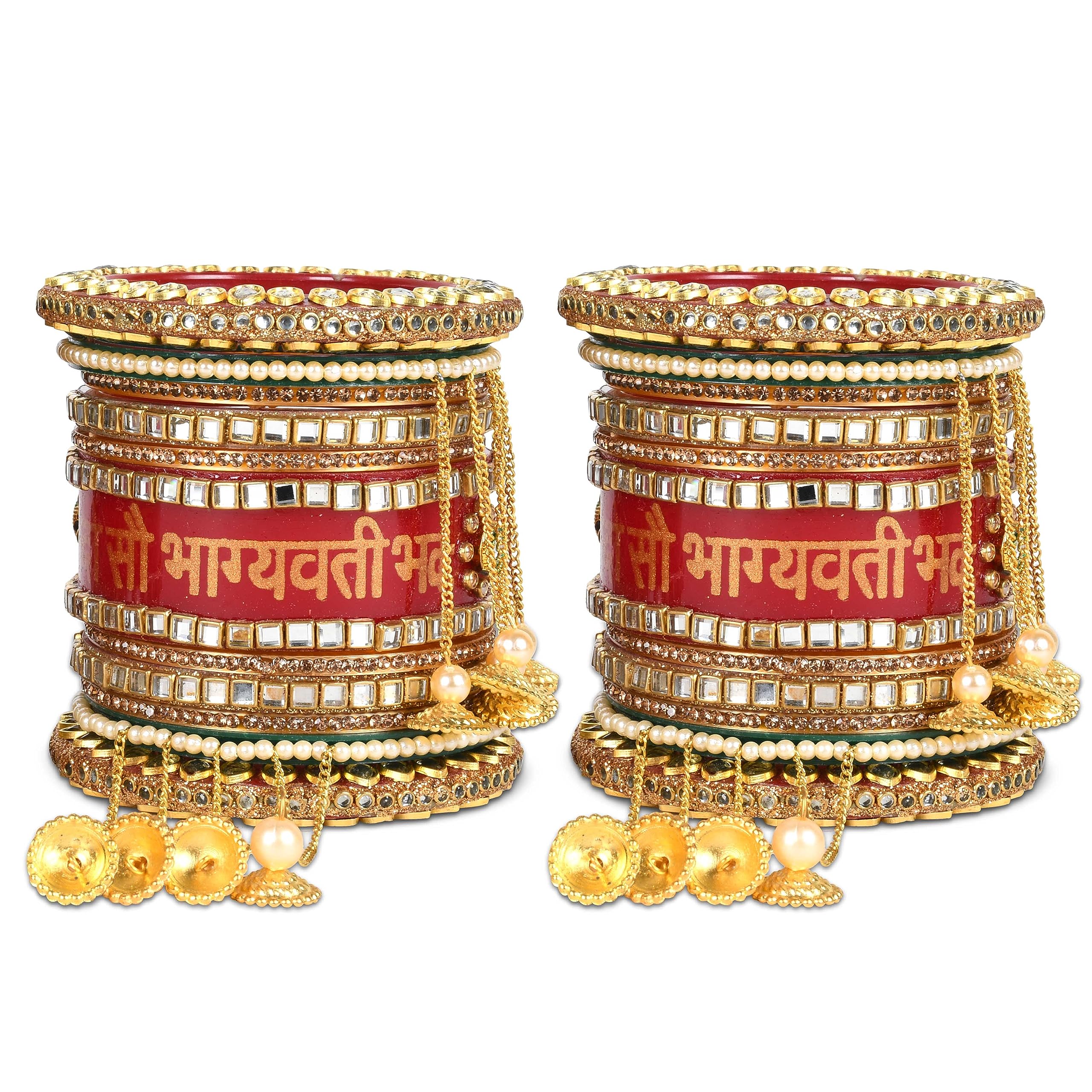 See full amazon price history chart for BRIDAL GARNISH Sada Sowbhagyawati Suhag Chura Bangles in Red and Green Timeless Elegance: Crafted from Durable Plastic (Red with Latkan Bangles, 2.4) BRIDAL GARNISH Sada Sowbhagyawati Suhag Chura Bangles in Red and Green Timeless Elegance: Crafted from Durable Plastic (Red with Latkan Bangles, 2.4) (B0CG4LZT23) Amazon Price History, Amazon Price Tracker