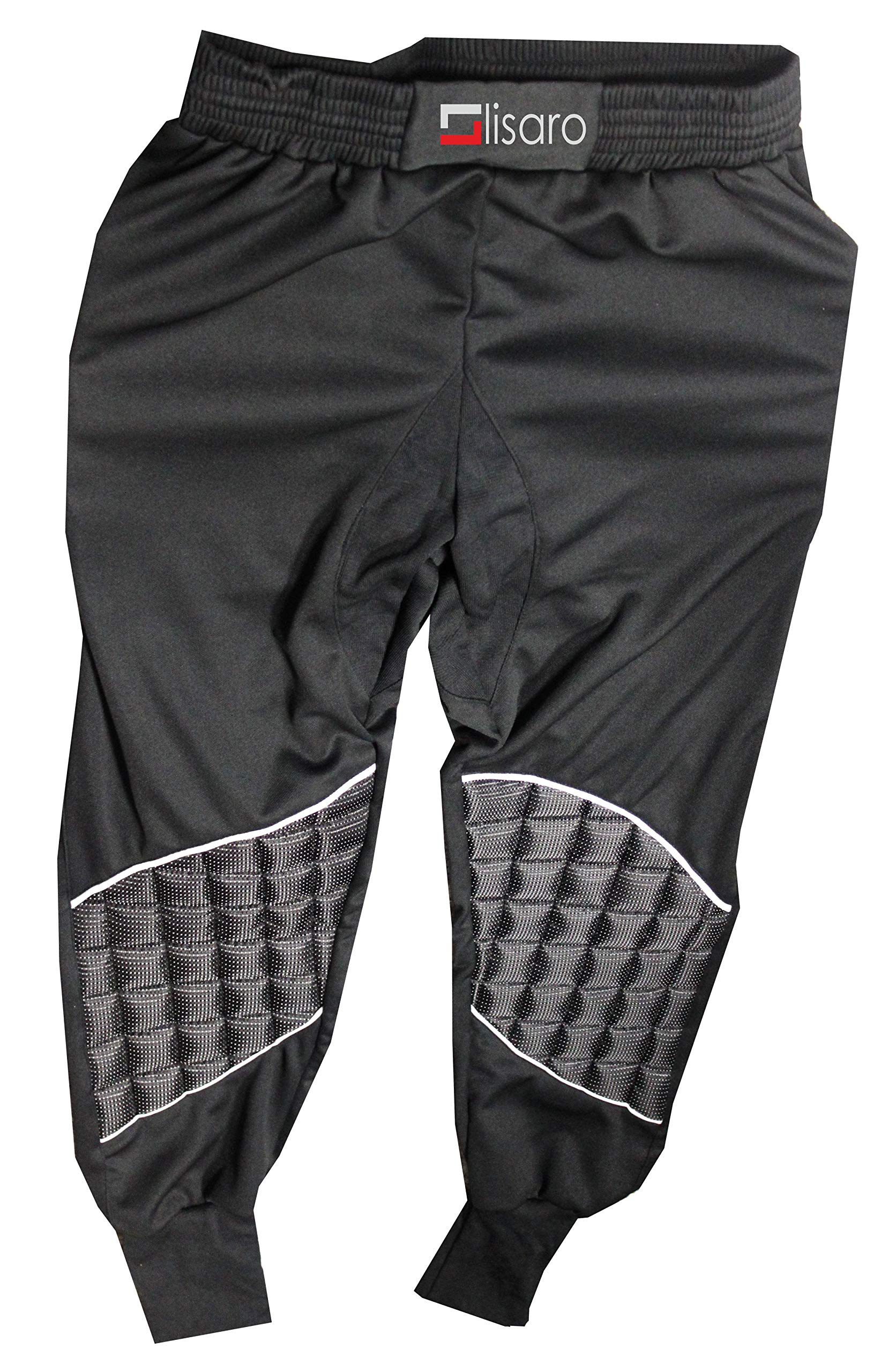 Lisaro Pantalón de Portero Longlife Especial Acolchado – Talla 128 hasta XXL * Nuevo *, Negro