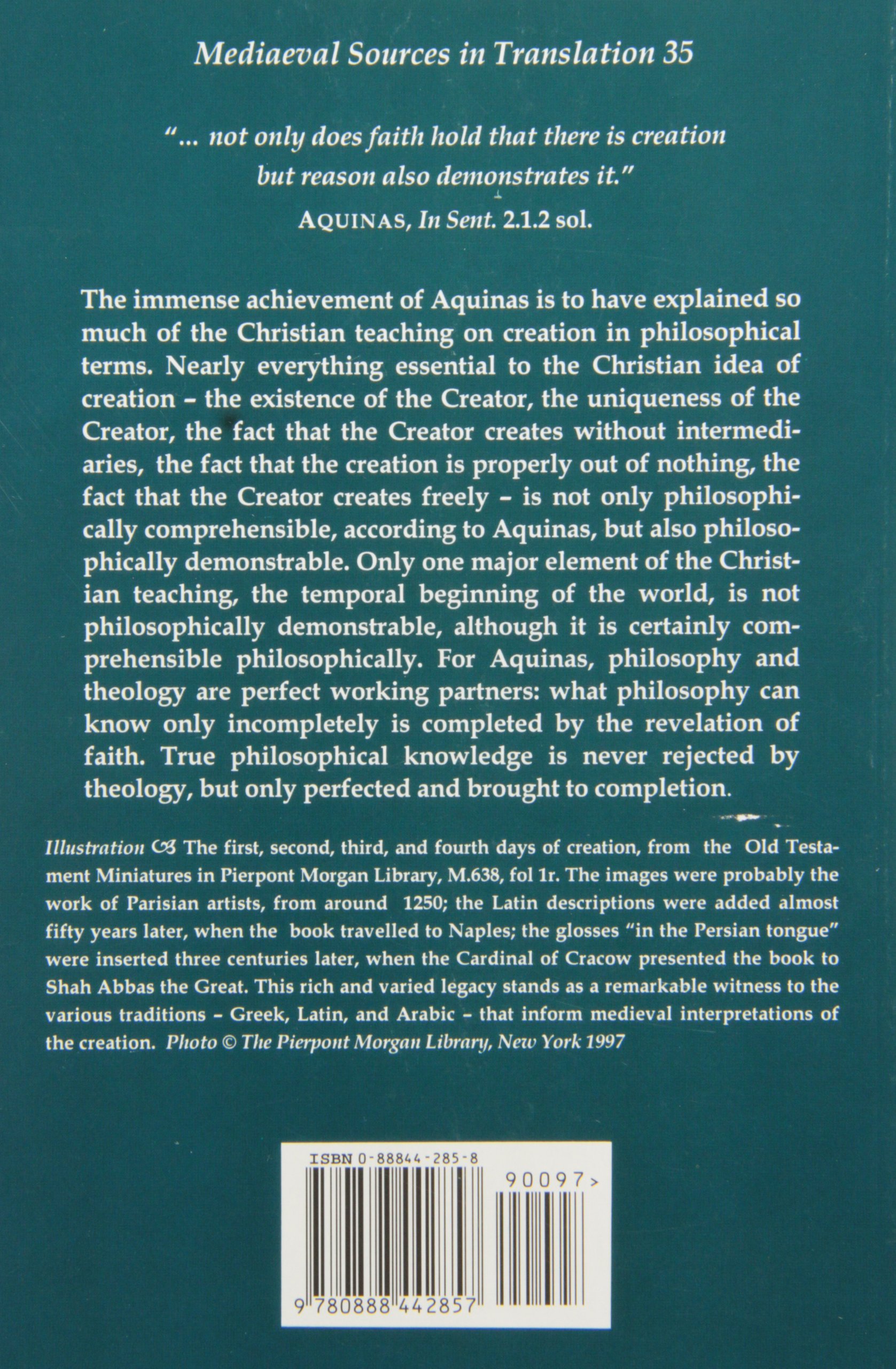 Aquinas on Creation (Mediaeval Sources in Translation) - Image 2