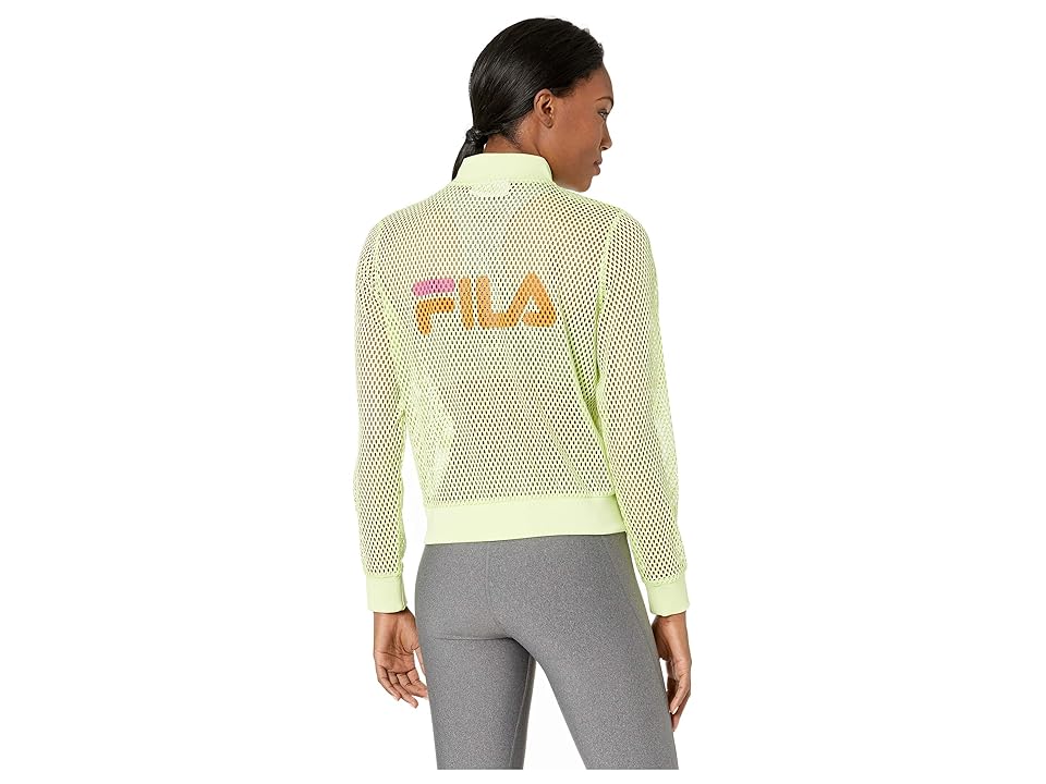 

Fila Elina Mesh Bomber (Sharp Green/Sun Orange/Fuchsia Purple) Women's Coat, Yellow