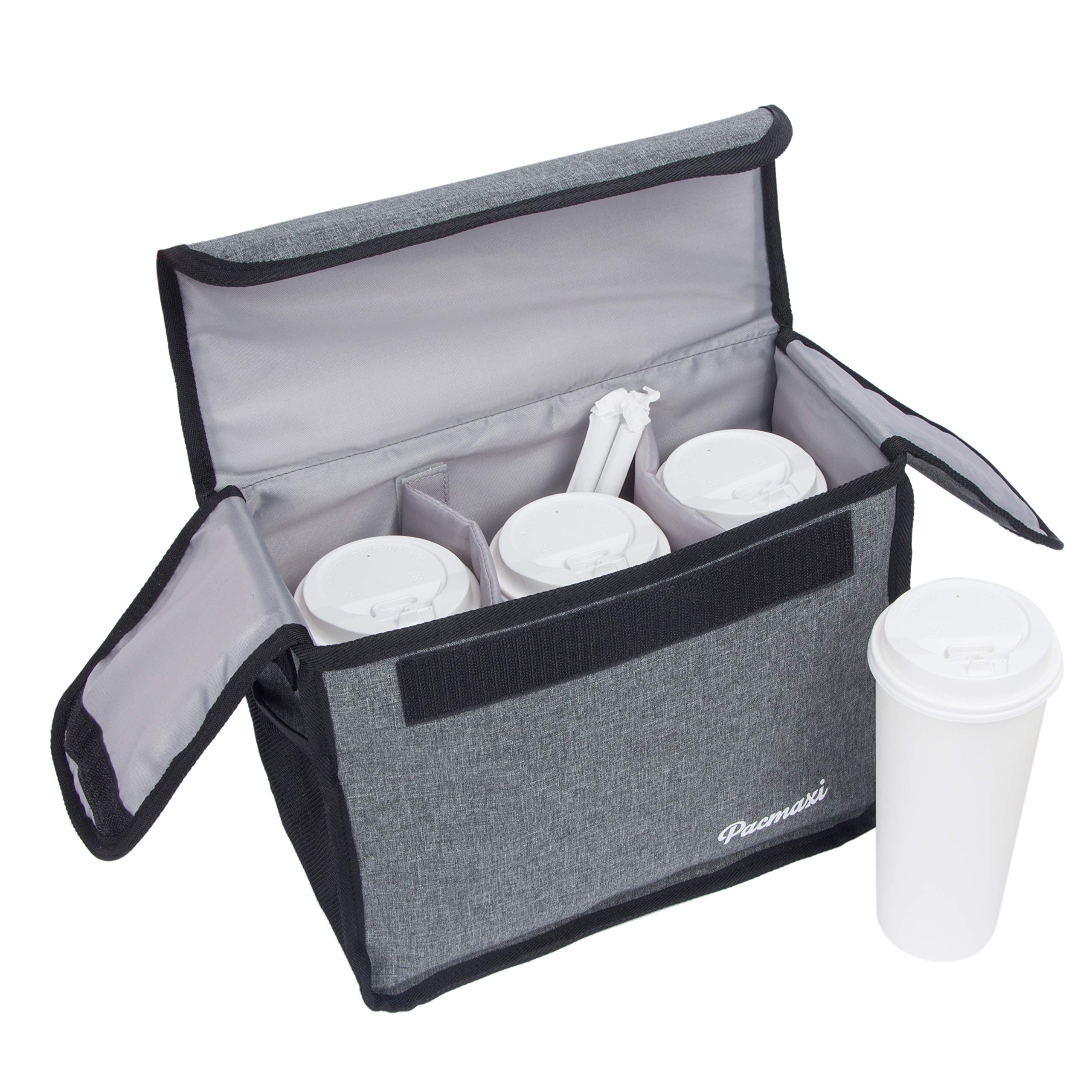 Buy PACMAXI Drink Carrier for Delivery and Food Delivery Bag, Drink Holder for Take Out Office
