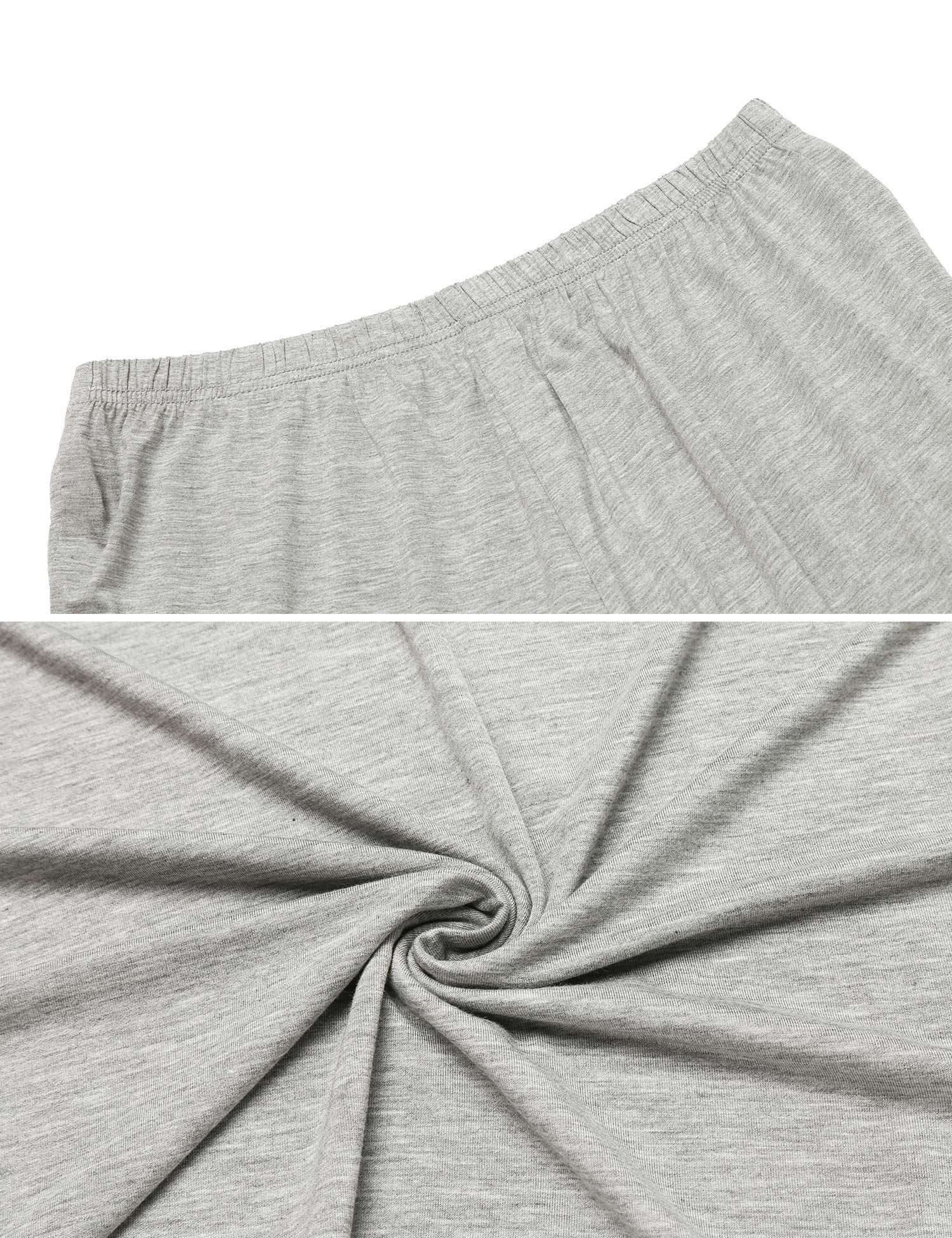 MAXMODA Pigiama Donna Pigiami Due Pezzi Maglietta Manica Lunga e Pantalone Lungo S-XXL