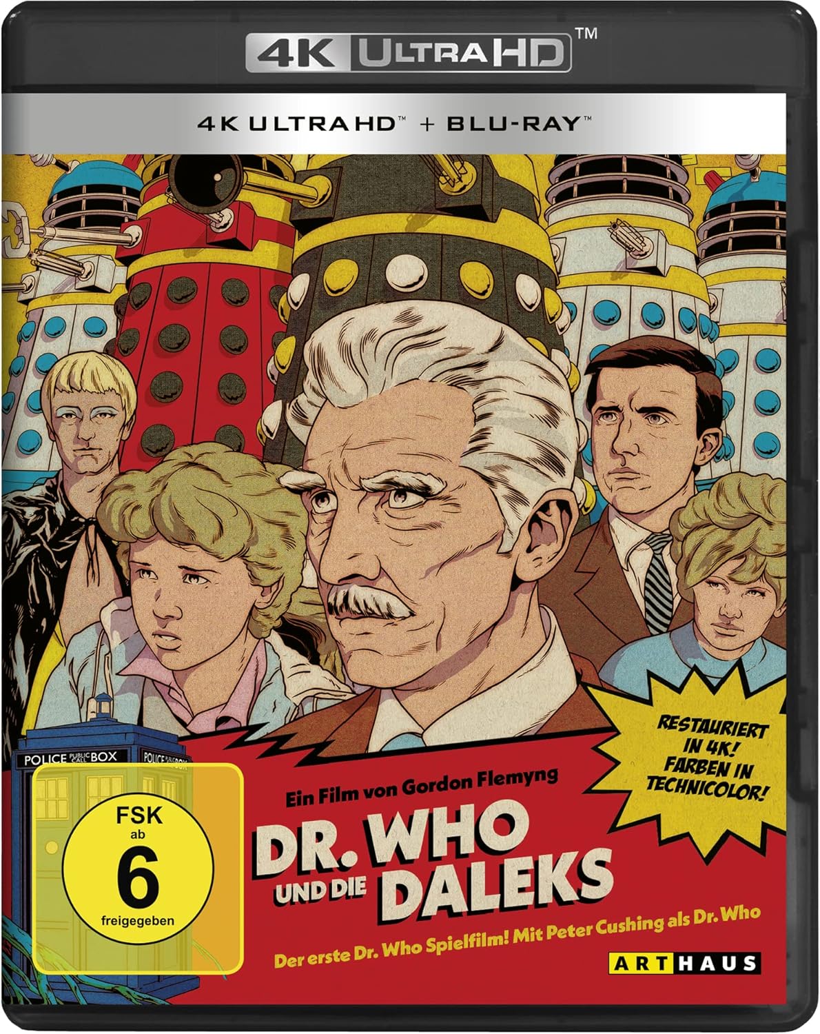 Dr. Who und die Daleks (4K Ultra HD+Bluray) Amazon.de Cushing, Peter